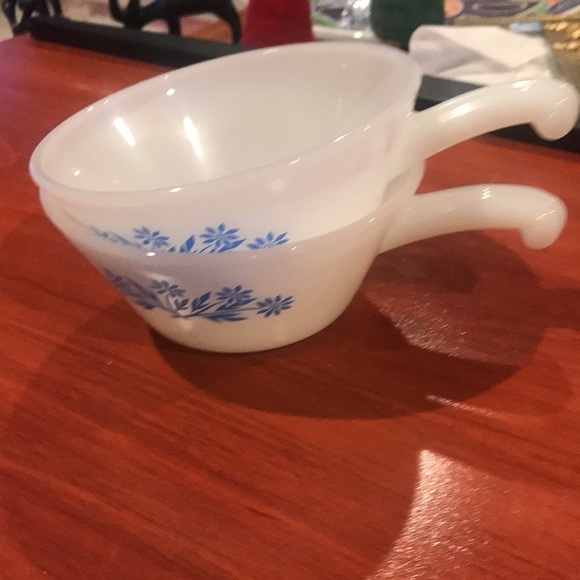 2 Fire King Handled French Onion Soup Bowls - Picture 2 of 6